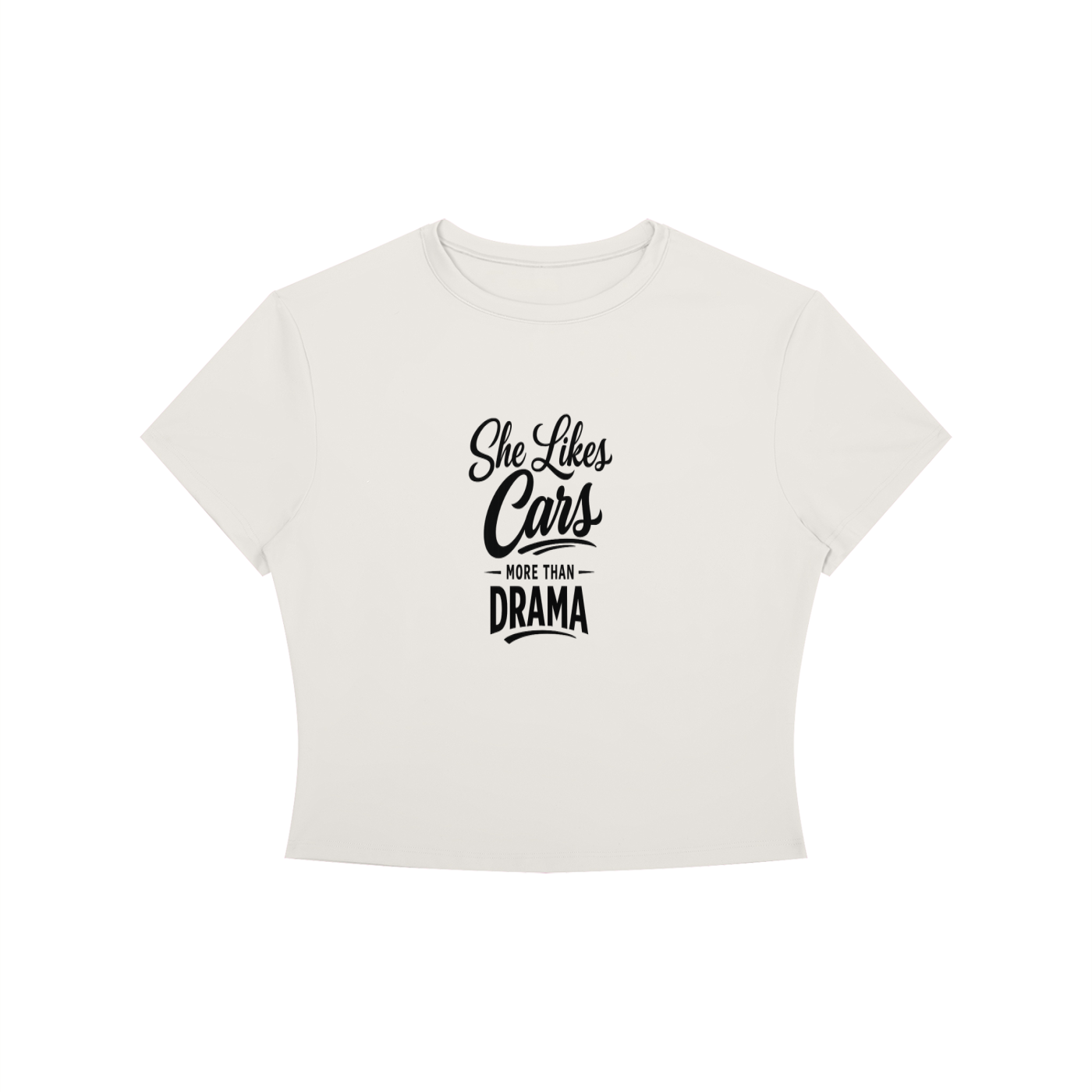 Women's Crewneck Crop T-Shirt