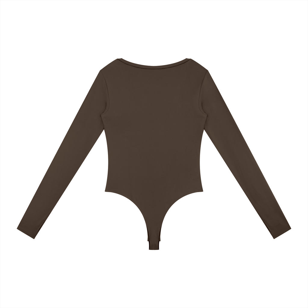 BaddieBliss Long Sleeve Yoga Bodysuit