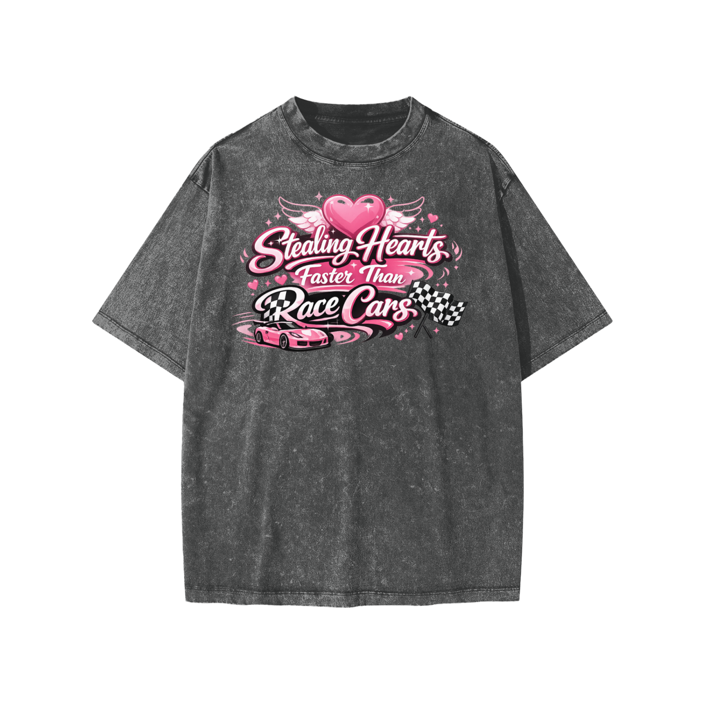 Stealing hearts faster then race cars Kids' T-Shirt
