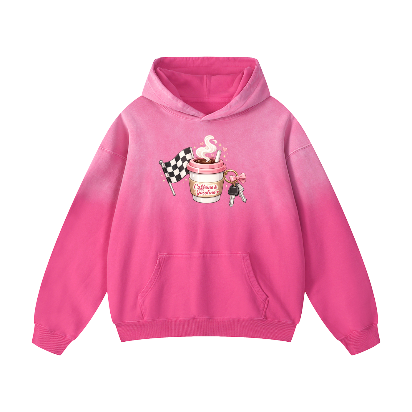 Caffeine & Gasoline Oversized Hoodie