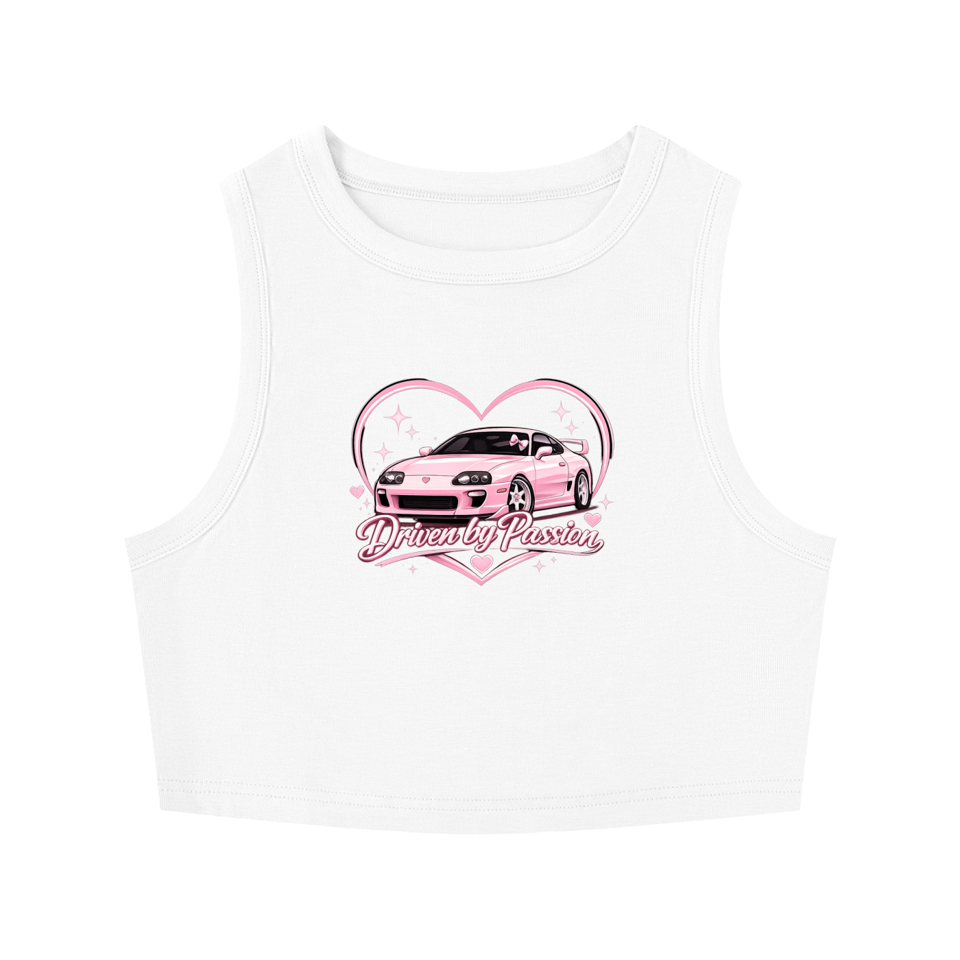 Women's Tight Crewneck Crop Tank Top