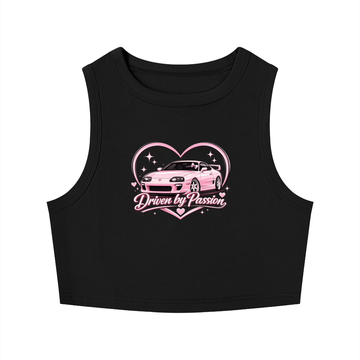 Women's Tight Crewneck Crop Tank Top
