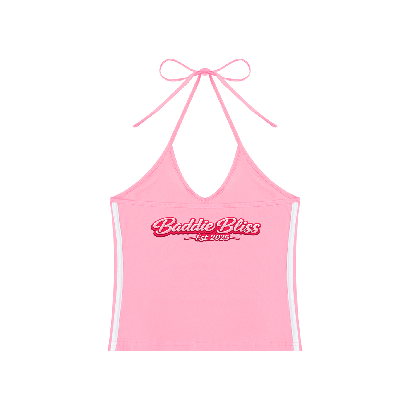 BaddieBliss Halter Crop Tank Top