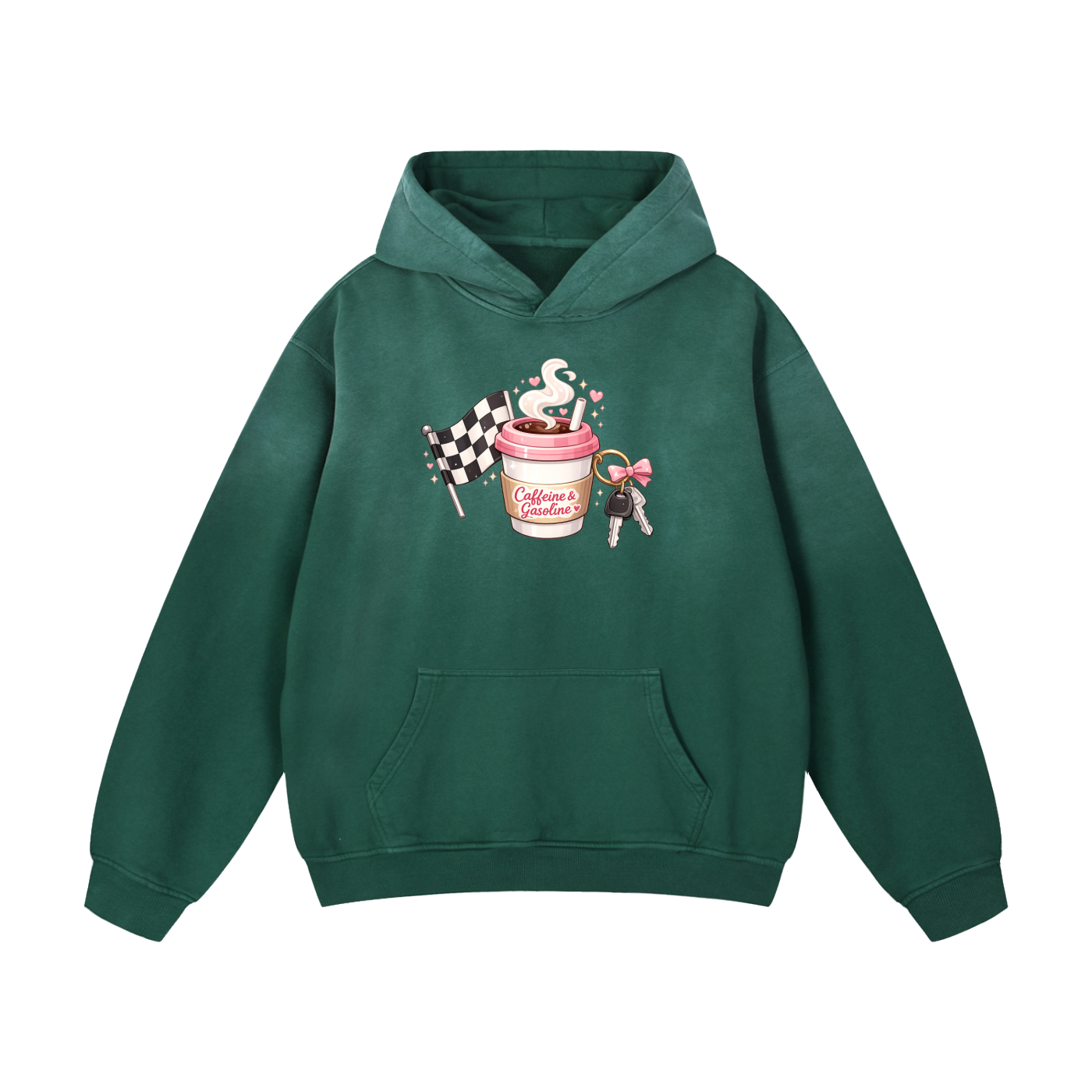 Caffeine & Gasoline Oversized Hoodie
