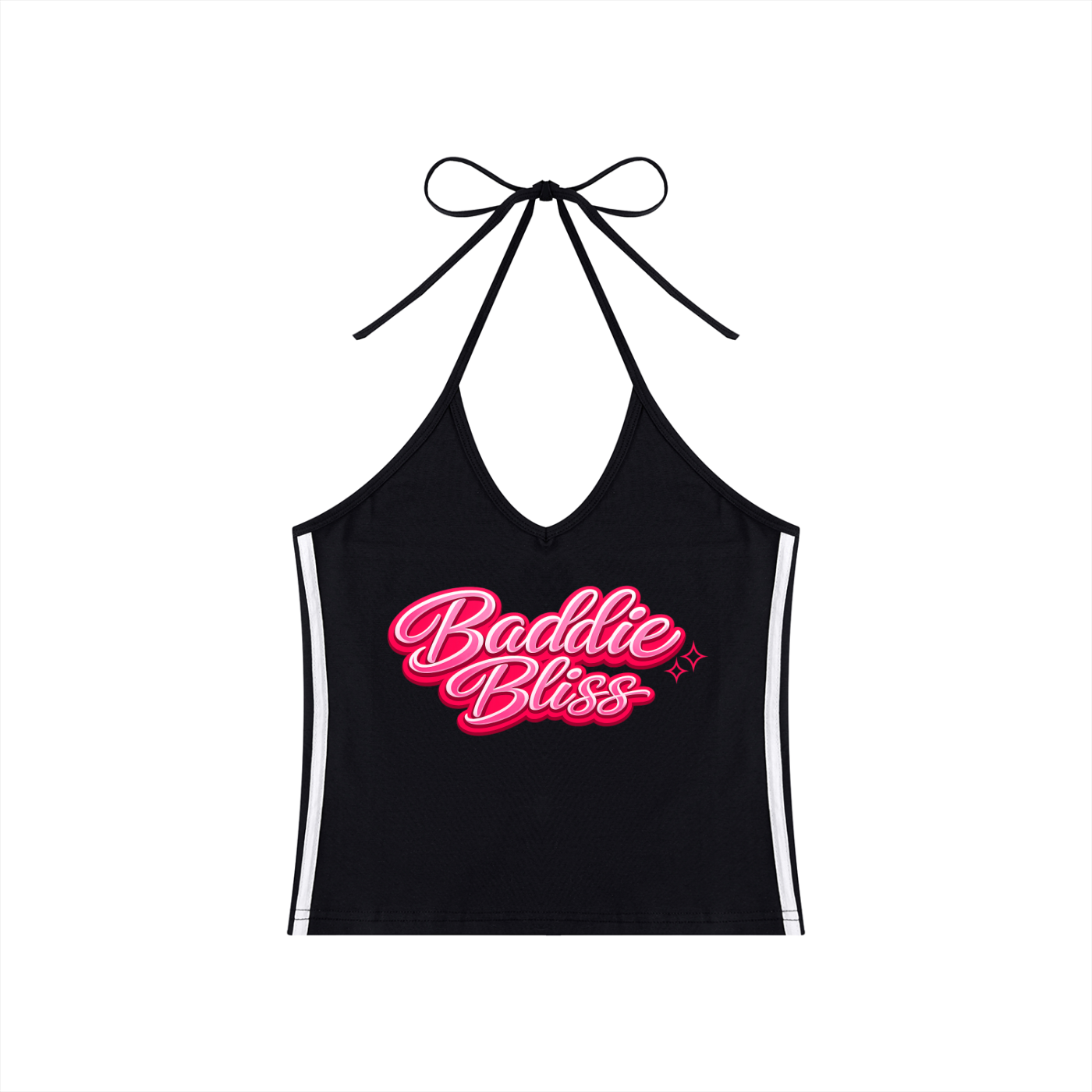 BaddieBliss Halter Crop Tank Top