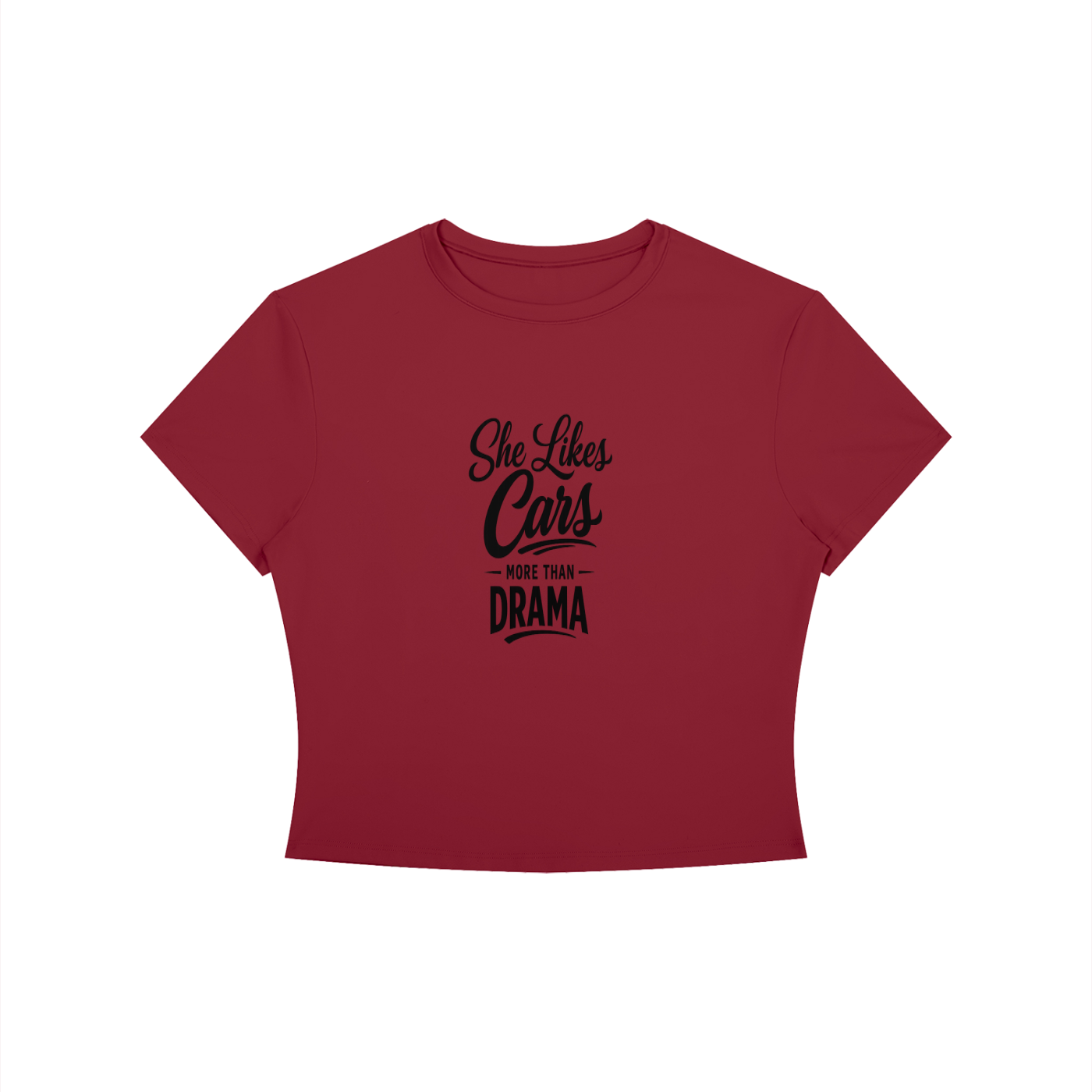 Women's Crewneck Crop T-Shirt