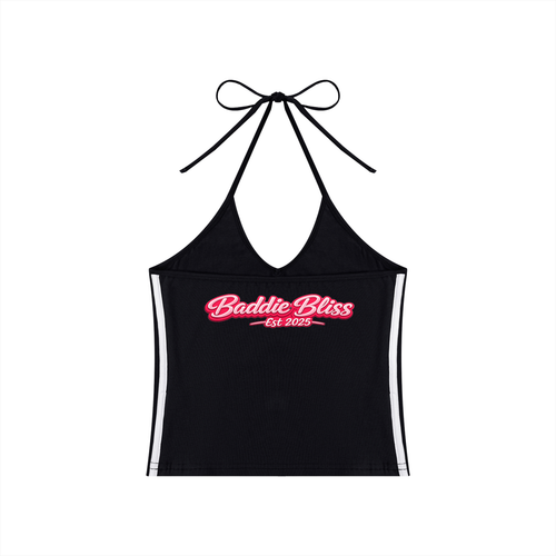 BaddieBliss Halter Crop Tank Top